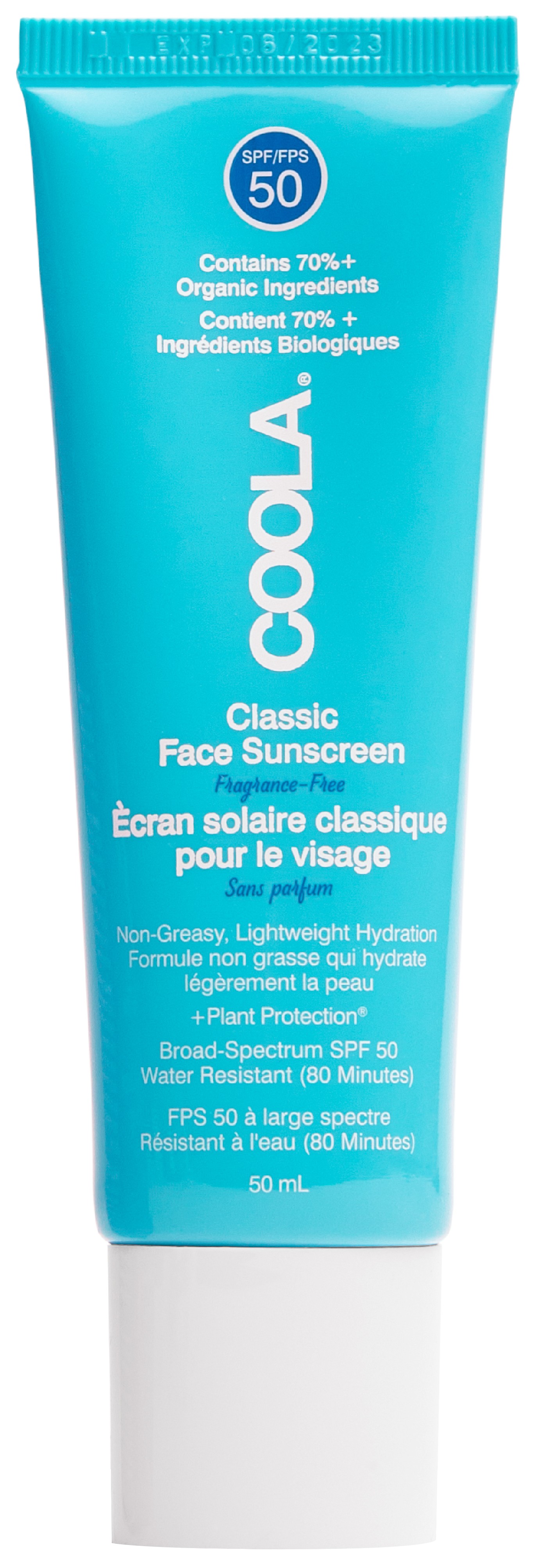 coola face sunscreen spf 50