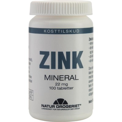 Natur Drogeriet Zink Mineral 100 stk