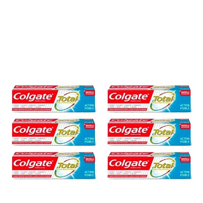 Colgate Action Visible Toothpaste 6 x 75 ml