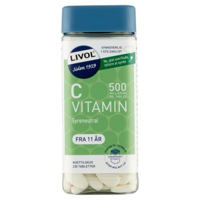 Livol C-Vitamin 500mg 230 st