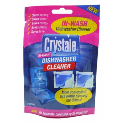 Crystale Inwash Dishwasher Cleaner 2 stk