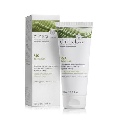 AHAVA Clineral PSO Body Cream -vartalovoide 200 ml