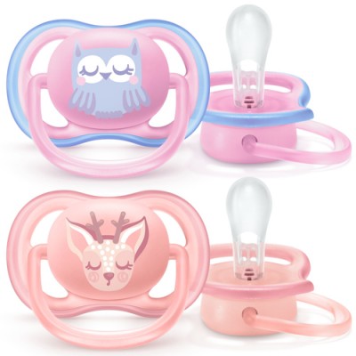 Philips Avent Soother Ultra Air Pink 0-6M 2 stk