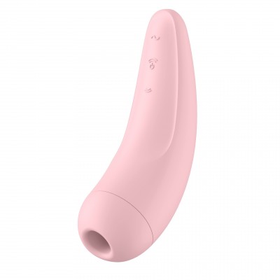 Satisfyer Curvy 2+ Pink Air Pulse Stimulator & Vibration 1 kpl