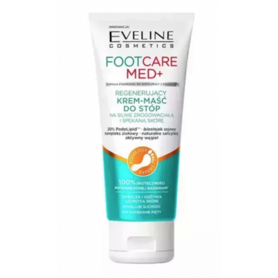 Eveline Foot Care Med+ Foot Cream Ointment For Very Dry Callous And Cracked Skin 100 ml
