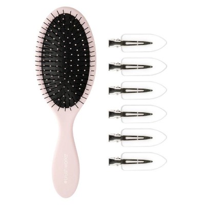 Brush Works Luxury Pink Hair Styling Set 7 kpl
