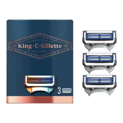King C. Gillette Neck Razor Blades 3 stk