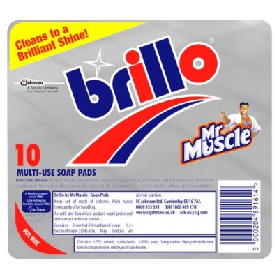 Mr. Muscle Brillo Soap Pads 10 st