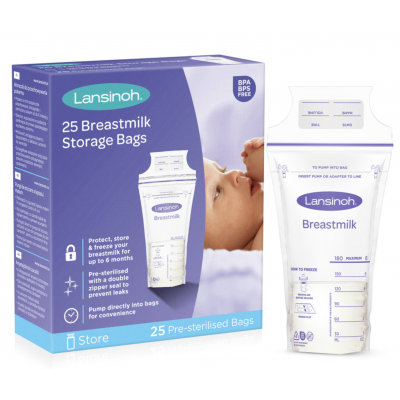 Lansinoh Breast Milk Storage Bag 25 stk