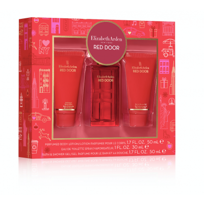 Elizabeth Arden Red Door EDT & Bodylotion & Shower Gel Gift Set 30 ml + 2 x 50 ml