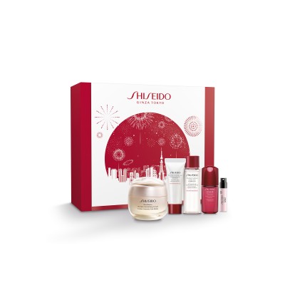 Shiseido Benefiance Lahjapakkaus 50 ml + 15 ml + 30 ml + 10 ml + 0,8 ml