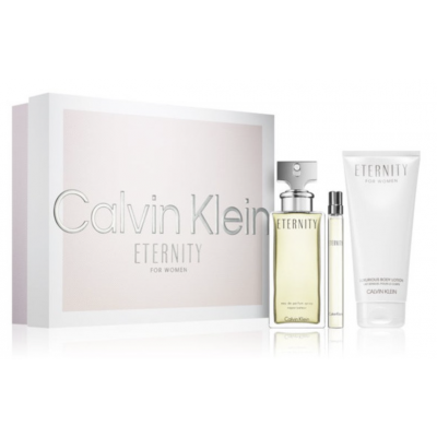 Calvin Klein Eternity EDP + Body Lotion set 200 ml + 100 ml + 10 ml