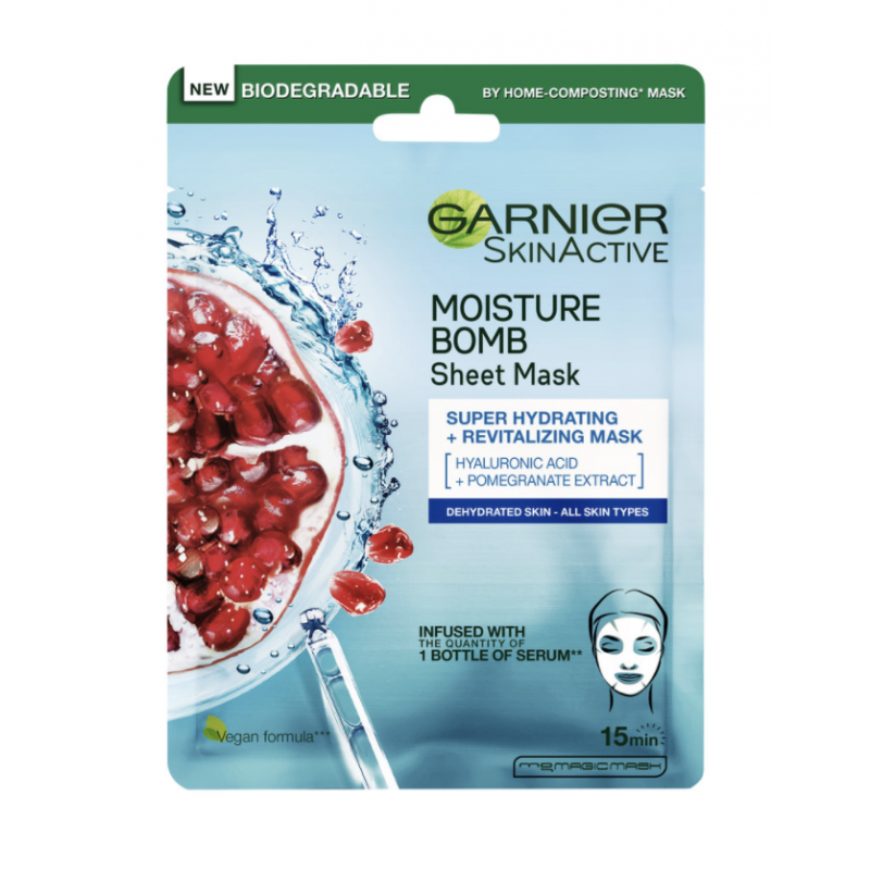 Garnier Skin Active Moisture Bomb Tissue Mask