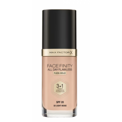 Max Factor Facefinity All Day Flawless 3 In 1 Foundation 32 Light Beige 30 ml