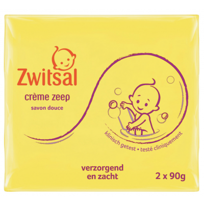 Zwitsal Baby Creme Soap Duo 2 x 90 g