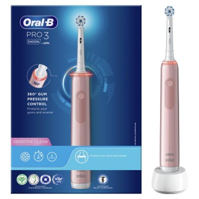 Oral-B PRO3 3200N Sensitive Clean Pink 1 pcs