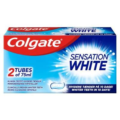 Colgate Toothpaste Sensation White 2 x 75 ml