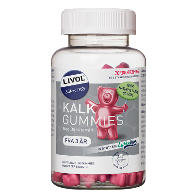 Livol Kalk Gummies + Vitamine D3 50 st