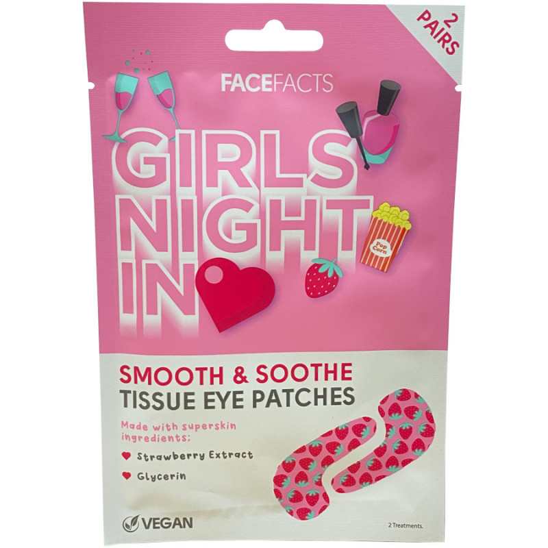 Face Facts Girls Night In Smooth & Soothe Tissue Eye Patches