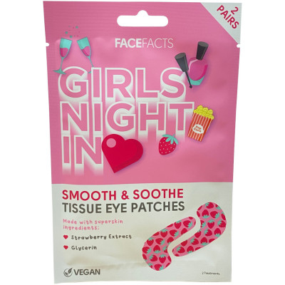 Face Facts Girls Night In Smooth & Soothe Tissue Eye Patches 2 par