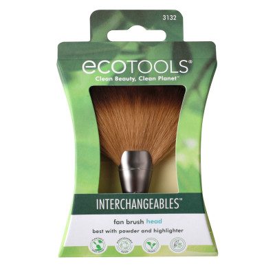 EcoTools Interchangeables Fan Head Brush For Highlighter & Bronzer 1 stk