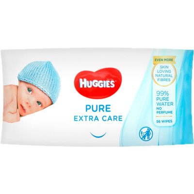 Huggies Baby Wipes Pure Extra Care 56 kpl