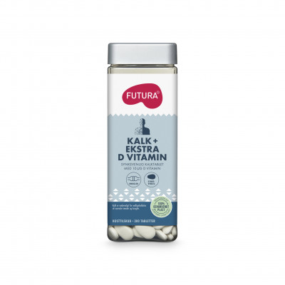 Futura Kalk + Ekstra D Vitamin 300 stk