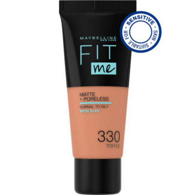 Maybelline Fit Me Matte &amp; Poreless Foundation 330 Toffee 30 ml