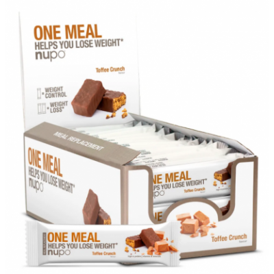 Nupo One Meal Bar Toffee Crunch 24 x 60 g
