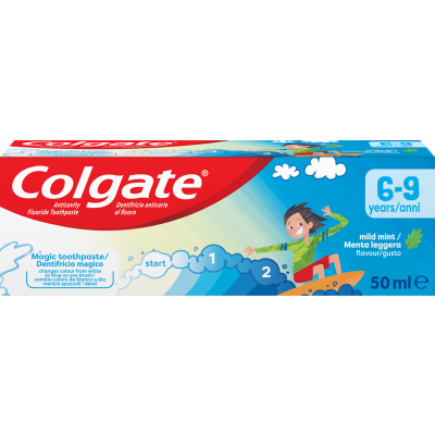 Colgate Barn Tandkräm 6-9 År Mild Mynta 50 ml