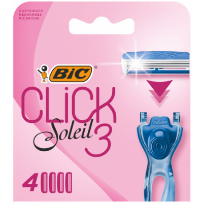 Bic Click Soleil 3 Blades 4 kpl