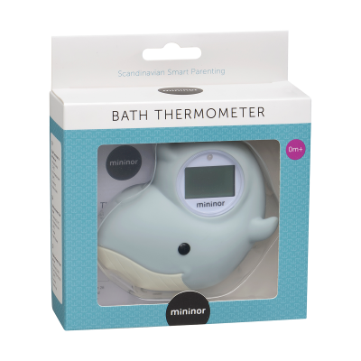 Mininor Bath Thermometer Whale 1 stk