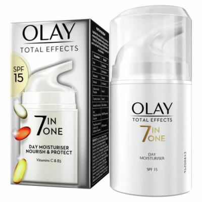 Olay Total Effects Day Cream Moisturiser 7-In-1 Anti-Ageing SPF15 Hydrating 50 ml