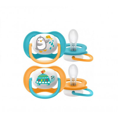 Philips Avent Soother Ultra Air Animals Boys 6-18M 2 kpl