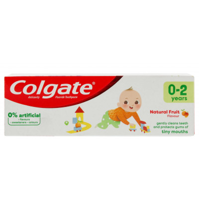 Colgate Toothpaste Natural Fruit Flavour 0-2 years 50 ml