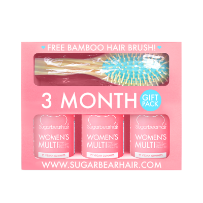 Sugarbearhair Womens Multi-Vitamins Gift Pack 1 kpl + 3 x 60 kpl
