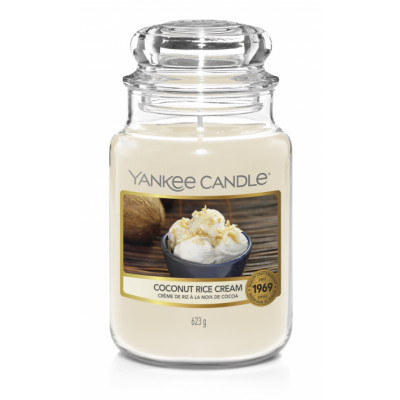 Yankee Candle Classic Large Jar Coconut Rice Cream 623 g