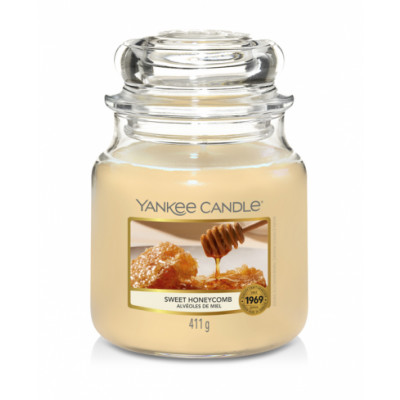 Yankee Candle Classic Medium Jar Sweet Honeycomb 411 g