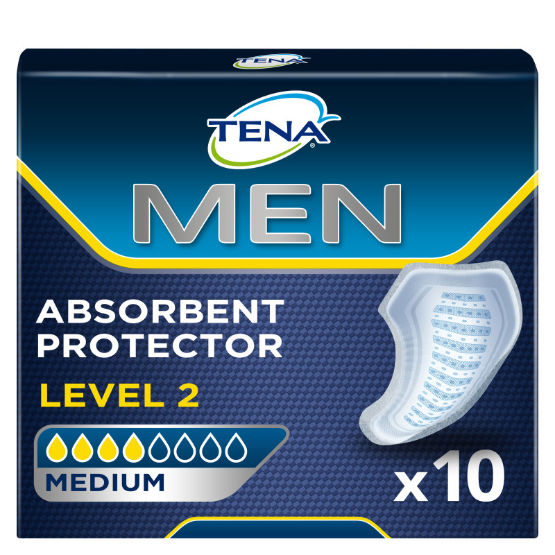 Tena Absorbent Protecter For Men Level 2 10 pcs - £4.45