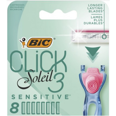 Bic Click Soleil 3 Sensitive 8 st