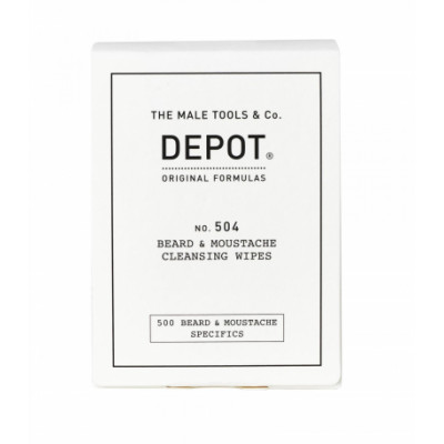 Depot No. 504 Beard Cleansing Wipes 12 stk