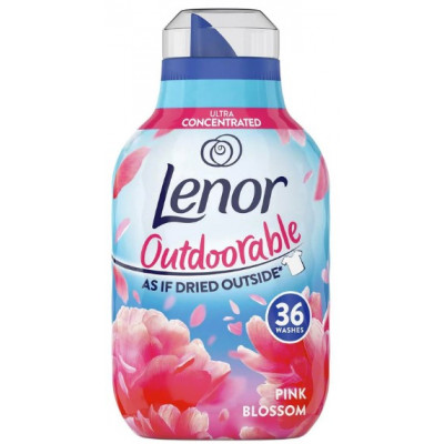 Lenor Outdoorable Fabric Softener Pink Blossom 504 ml