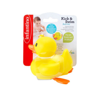 Infantino Kids Kick & Swim Bath Pal Duck 4M+ 1 kpl