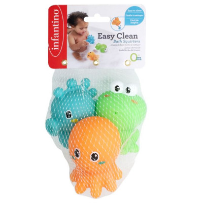 Infantino Kids Easy Clean Bath Squirters 0M+ 3 kpl