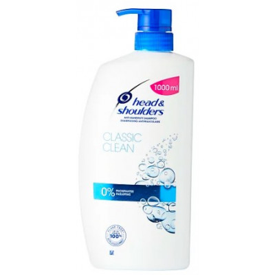 Head & Shoulders Classic Clean Shampoo 1000 ml