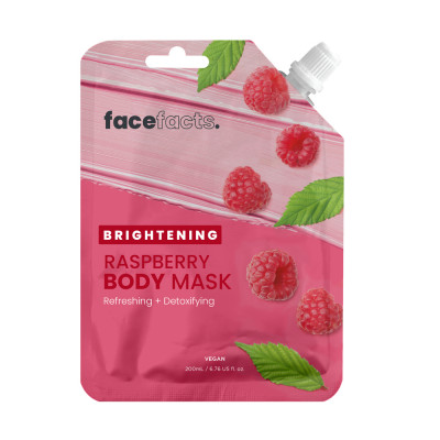 Face Facts Brightening Raspberry Body Mud Mask 200 ml