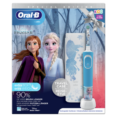 Oral-B Vitality 100 Kids Frozen Electric Toothbrush + Travel Case 1 kpl