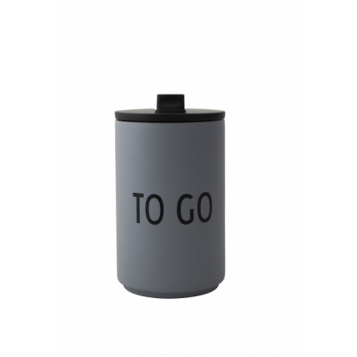 Design Letters Insulated Cup Grey 350 ml