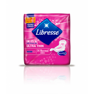 Libresse Ultra Thin Normal with Wings 14 stk