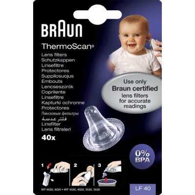 Braun ThermoScan Lens Filters 40 kpl